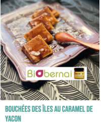 Bouche?es des i?les au caramel de yacon