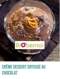 Cre?me dessert soyeuse au chocolat