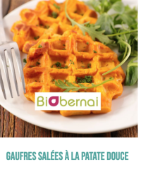 Gaufres sale?es a? la patate douce