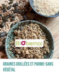 Graines grille?es et parme-sans vegetal
