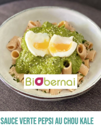 Sauce verte au chou kale