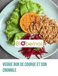 Veggie bun de courge et son crumble